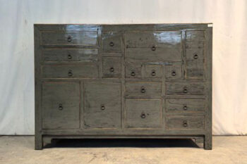 Mobile cassettiera 17 cassetti grigio (140x40x100) - immagine 2