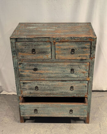 Cassettiera tibetana 5 cassetti (70x40x90) - immagine 2