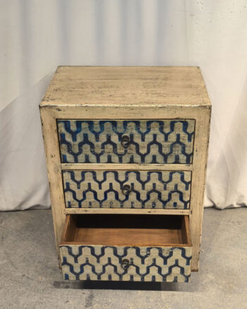 Comodino tibetano geometrico (65x42x85) - immagine 2