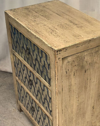 Comodino tibetano geometrico (65x42x85) - immagine 4