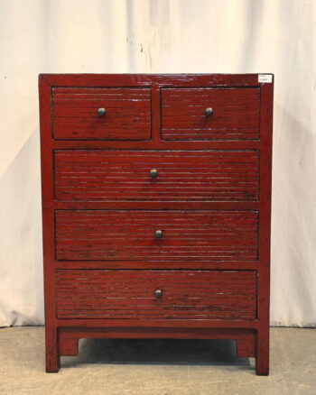 Cassettiera tibetana 5 cassetti (70x40x93)