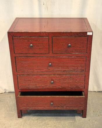 Cassettiera tibetana 5 cassetti (70x40x93) - immagine 2