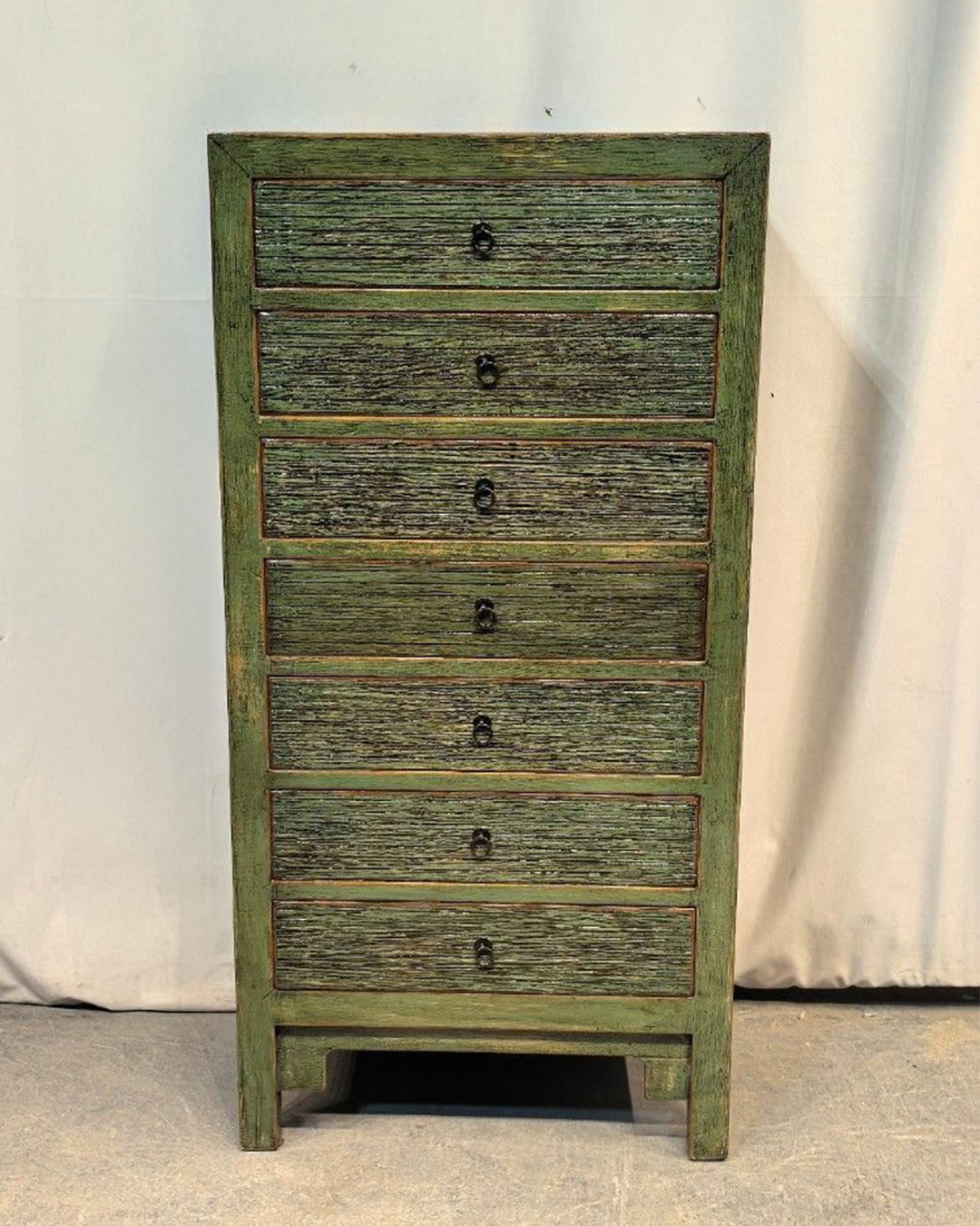 H2601-8 Cassettiera tibetana 7 cassetti (63x40x127) - immagine 1