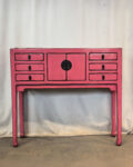 Consolle tibetana rosa (94x25x85)