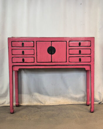 Consolle tibetana rosa (94x25x85)