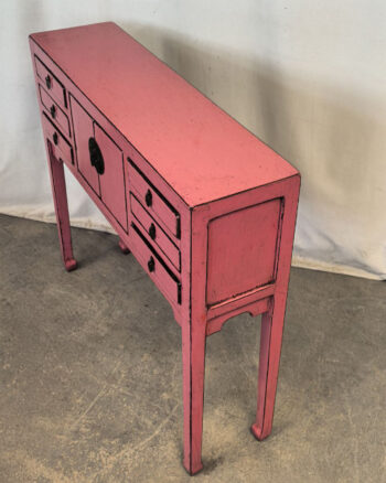 Consolle tibetana rosa (94x25x85) - immagine 4