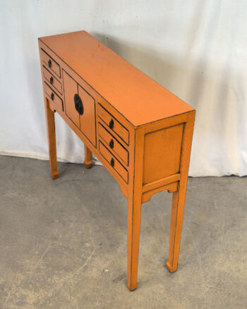 Consolle tibetana arancione (94x25x85) - immagine 3
