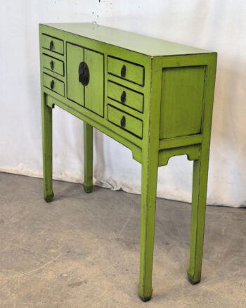 Consolle tibetana verde (94x25x85) - immagine 3