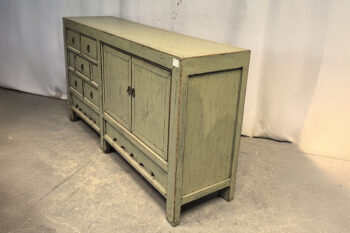 Mobile tibetano consolle grigio-verde (150x40x82) - immagine 3