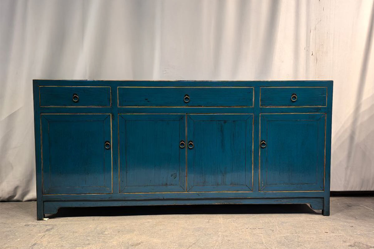 H70 Credenza 3 cassetti 4 ante (180x40x85) - immagine 1