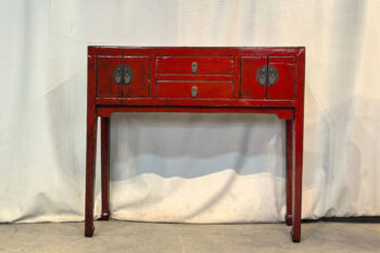 Consolle tibetana rosso (94x25x85)