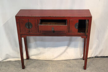 Consolle tibetana rosso (94x25x85) - immagine 2