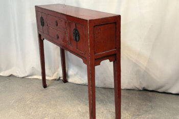 Consolle tibetana rosso (94x25x85) - immagine 3