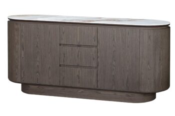 Credenza Luxor con piano in ceramica effetto marmo