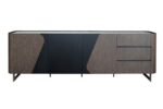 Credenza Luxor con piano in ceramica bianca