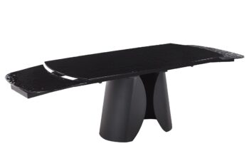 Tavolo Glamour allungabile vetro nero