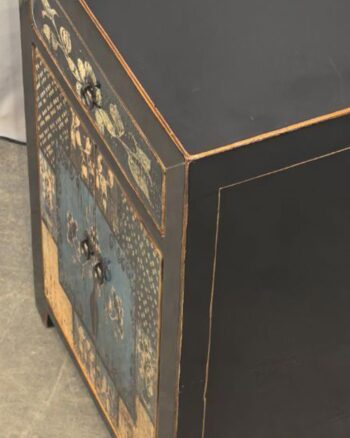 Comodino tibetano motivi floreali (40x30x60) - immagine 4